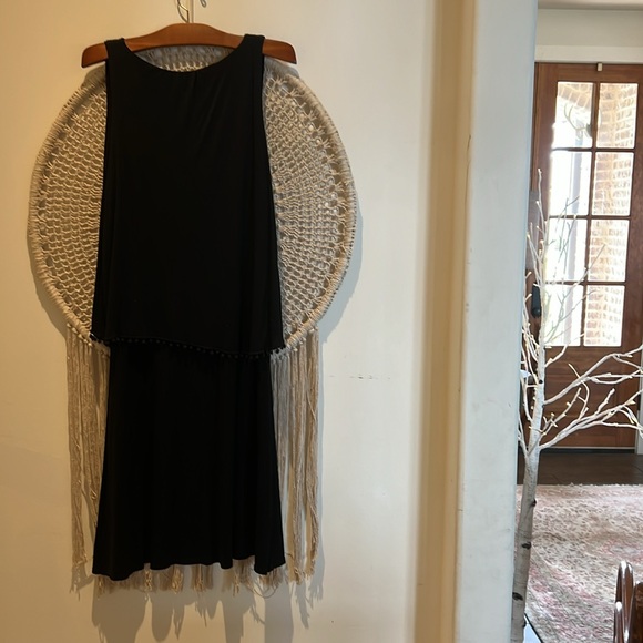 Three Dots ~ Black ~ Sleeveless Swing Dress ~ Small - Picture 8 of 15